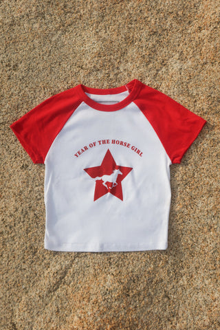 Year Of The Horse Girl Baby Tee