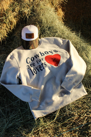 Cowboys Are For Lovers Crewneck Sweatshirt