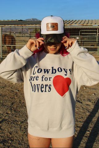 Cowboys Are For Lovers Crewneck Sweatshirt