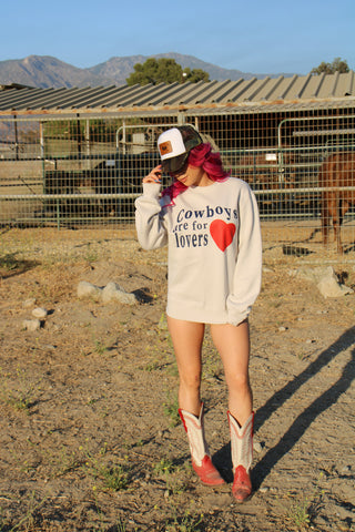 Cowboys Are For Lovers Crewneck Sweatshirt