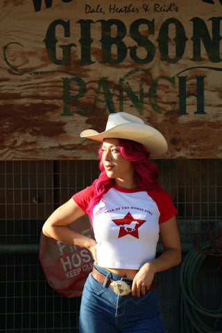 Year Of The Horse Girl Baby Tee