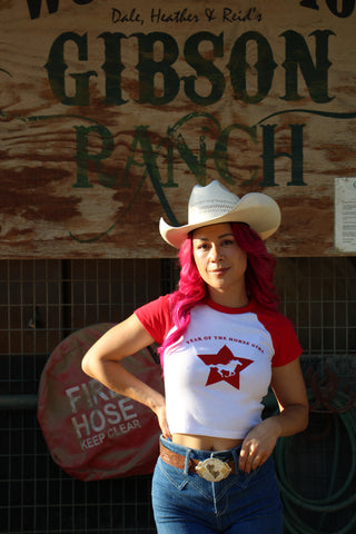Year Of The Horse Girl Baby Tee